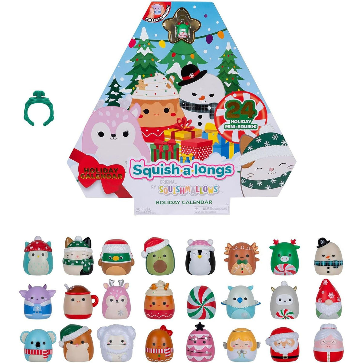 Squishmallows Squish-a-longs Christmas Advent Calendar | Kids Countdown Calendar Advent Calendar - Tophatter Daily Deals
