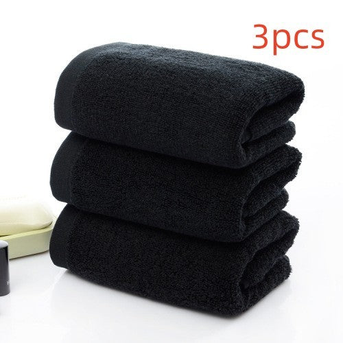 21 strands of black cotton towels 0 - Tophatter Daily Deals