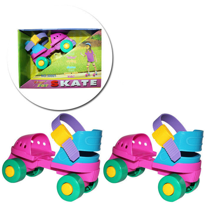 Baby Beginner Four Roller Skating Shoes A 0 - Tophatter Daily Deals
