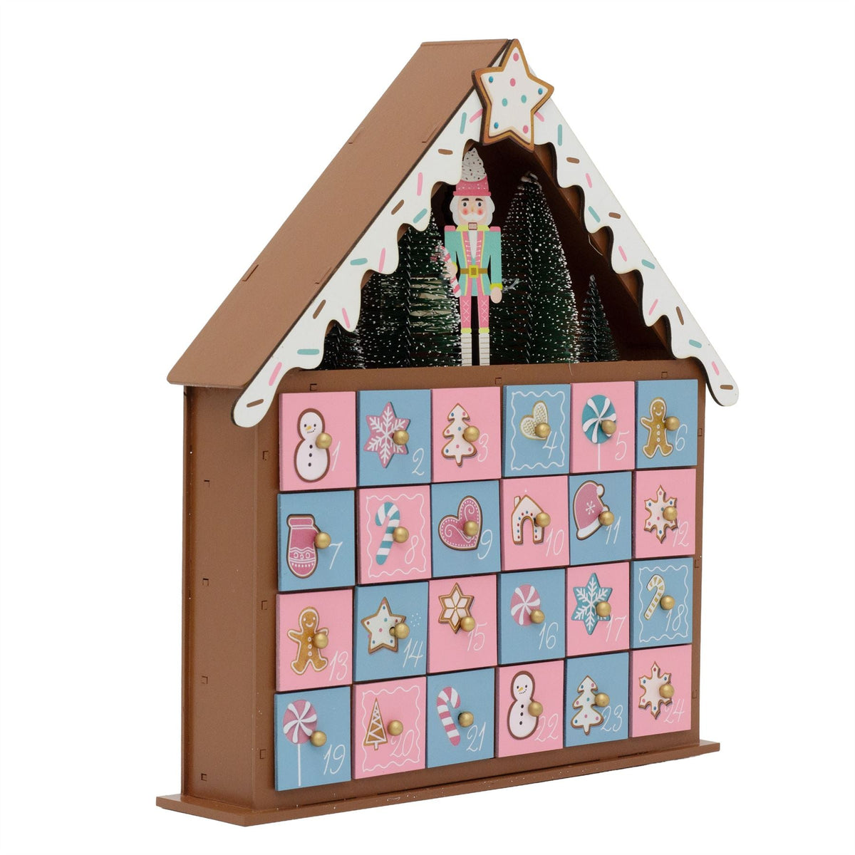 Nutcracker Candy LED Christmas Advent Calendar | Fill Our Own Advent Calendar Advent Calendar - Tophatter Daily Deals