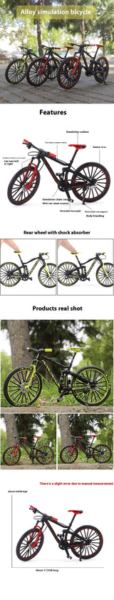 1 To 10 Simulation Alloy Downhill Mountain Bike Model Toy 0 - Tophatter Daily Deals