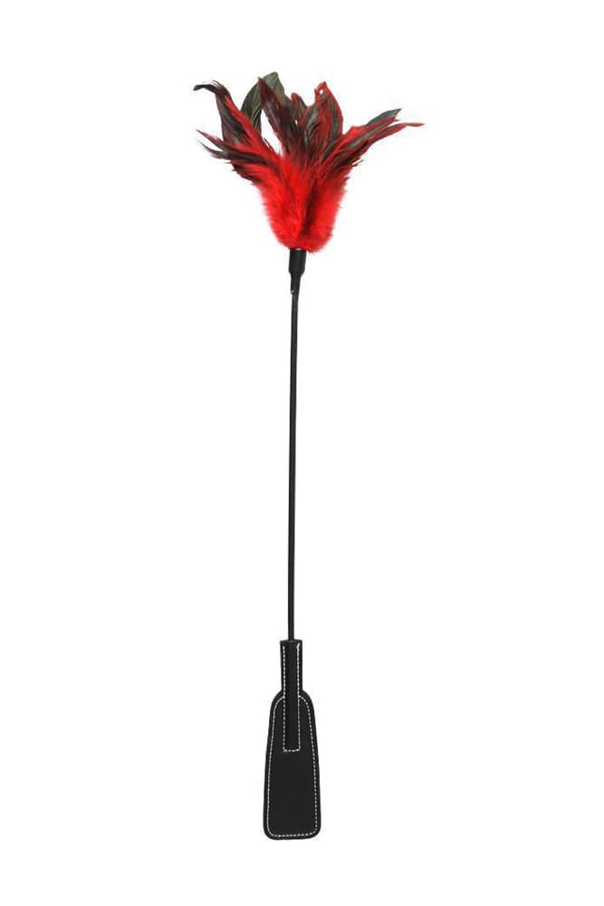 Sex & Mischief - Feather Slapper - Red BDSM - Tophatter Daily Deals