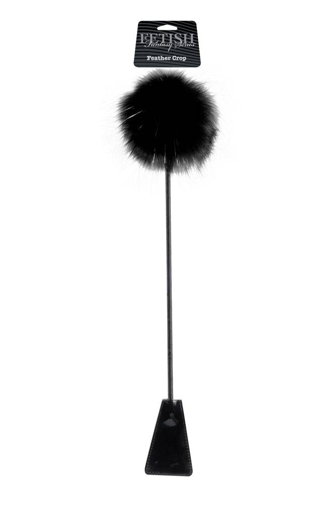 Pipedream - Fetish Fantasy Limited Edition - Feather Tickler & Crop - Black BDSM - Tophatter Daily Deals