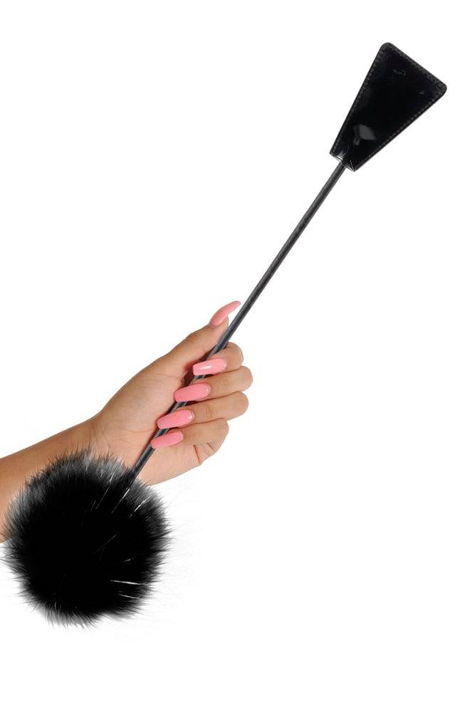 Pipedream - Fetish Fantasy Limited Edition - Feather Tickler & Crop - Black BDSM - Tophatter Daily Deals