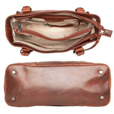 Peyton Leather Concealed Carry Tote EDC Handbag Handgun Purses - Tophatter Daily Deals