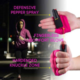 Active Lifestyle Jogging InstaFire Xtreme Pepper Spray & Knuckle Sleeve Pepper Spray - Tophatter Daily Deals