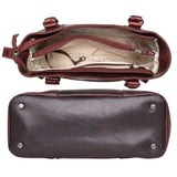 Peyton Leather Concealed Carry Tote EDC Handbag Handgun Purses - Tophatter Daily Deals