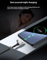 Android TYPE-C Super Fast Charge 5A Nylon Braided Mobile Phone Charging Cable 0 - Tophatter Daily Deals