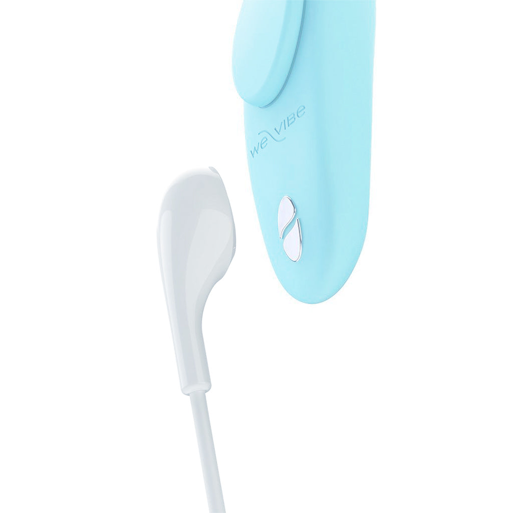We-Vibe Moxie+ Wearable Clitoral Vibe in Aqua Vibrators > Wearable & Panty Vibrators - Tophatter Daily Deals