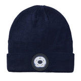 Bluetooth Headset Hat Led Luminous Wireless Music Navy Blue USB charging 0 - Tophatter Daily Deals