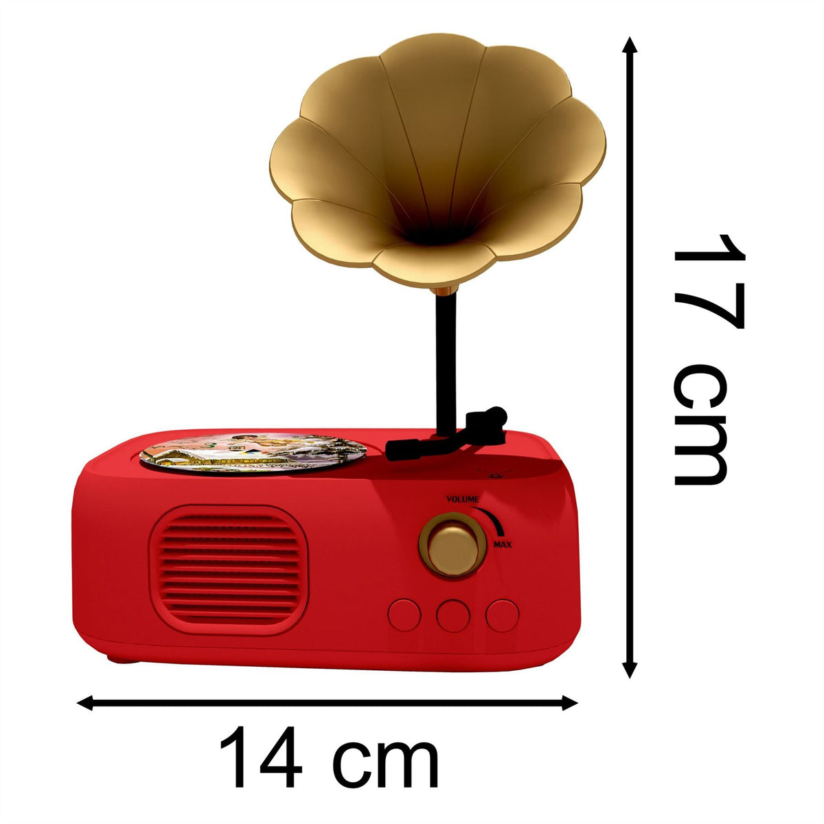 Retro Gramophone Musical Advent Calendar | Music Box Christmas Advent Calendar Advent Calendar - Tophatter Daily Deals
