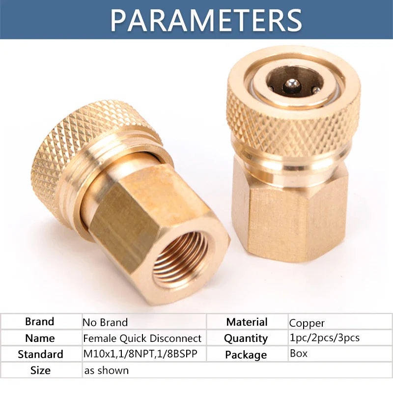 FEMALE 8MM FOSTER, FEMALE THREADED - M10X1 - Tophatter's Army Deals ACCESSORIES - Tophatter Daily Deals