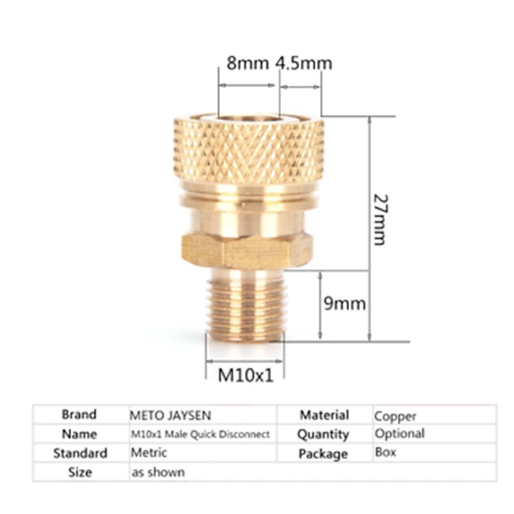 FEMALE 8MM FOSTER, MALE THREADED - M10X1 - Tophatter's Army Deals ACCESSORIES - Tophatter Daily Deals