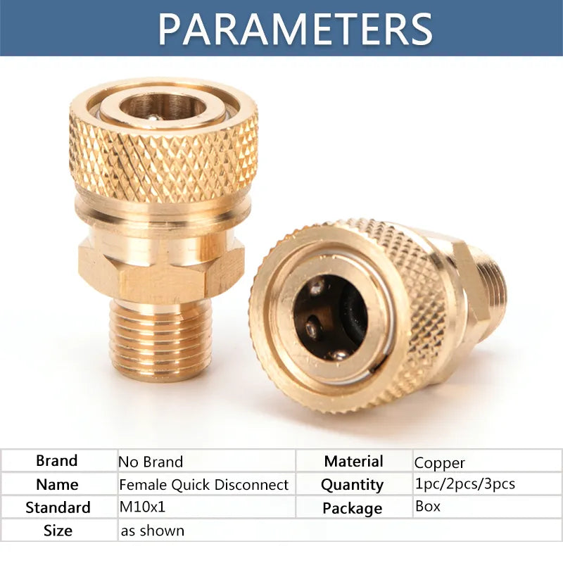 FEMALE 8MM FOSTER, MALE THREADED - M10X1 - Tophatter's Army Deals ACCESSORIES - Tophatter Daily Deals