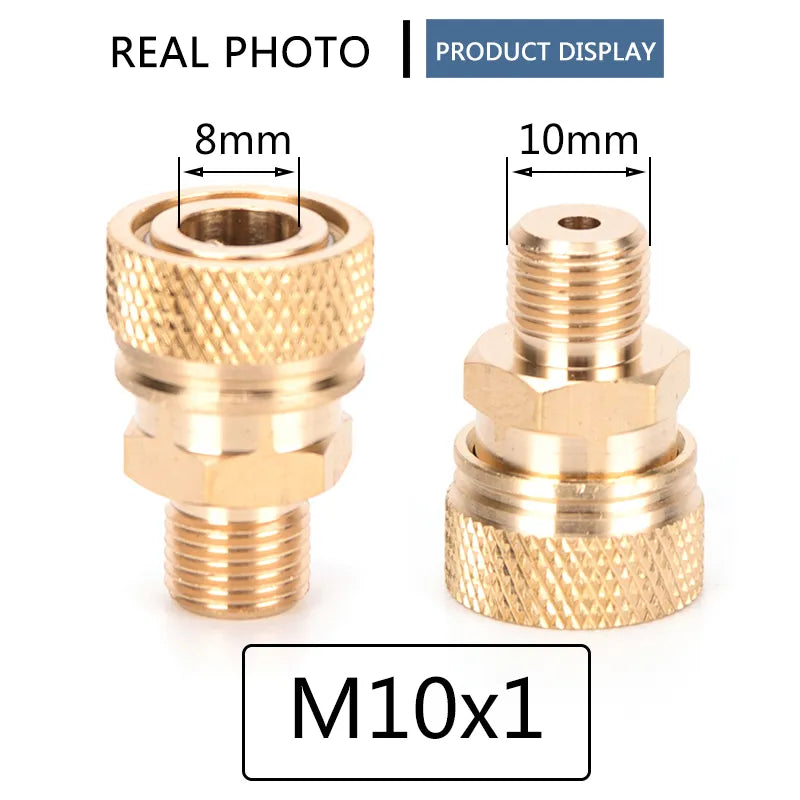 FEMALE 8MM FOSTER, MALE THREADED - M10X1 - Tophatter's Army Deals ACCESSORIES - Tophatter Daily Deals