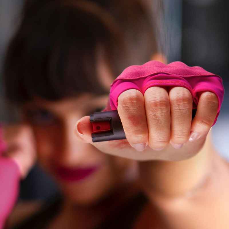Active Lifestyle Jogging InstaFire Xtreme Pepper Spray & Knuckle Sleeve Pepper Spray - Tophatter Daily Deals