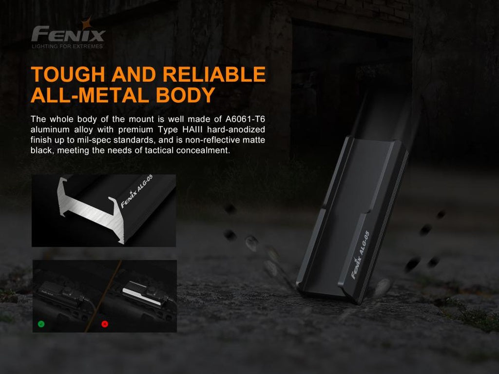 FENIX ALG - 05 PRESSURE SWITCH MOUNT - Tophatter's Army Deals FLASHLIGHTS - Tophatter Daily Deals