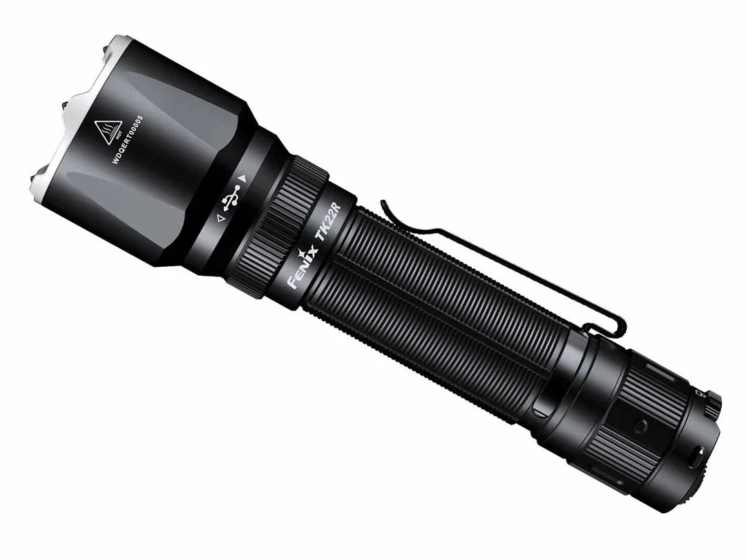 FENIX FLASHLIGHT BLACK - TK22R - Tophatter's Army Deals FLASHLIGHTS - Tophatter Daily Deals