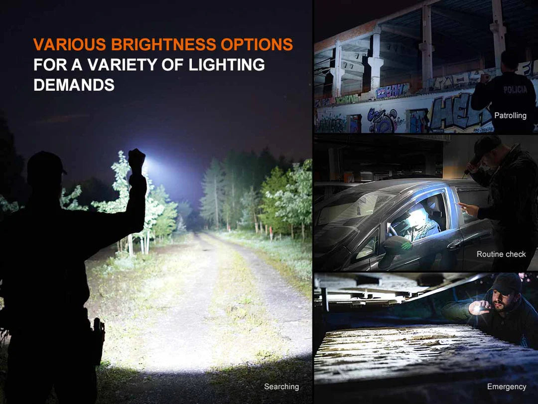 FENIX FLASHLIGHT BLACK - TK22R - Tophatter's Army Deals FLASHLIGHTS - Tophatter Daily Deals