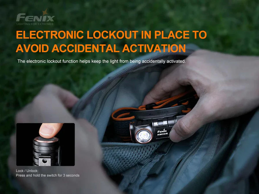 FENIX HM50R V2.0 RECHARGABLE HEADLAMP - Tophatter's Army Deals FLASHLIGHTS - Tophatter Daily Deals