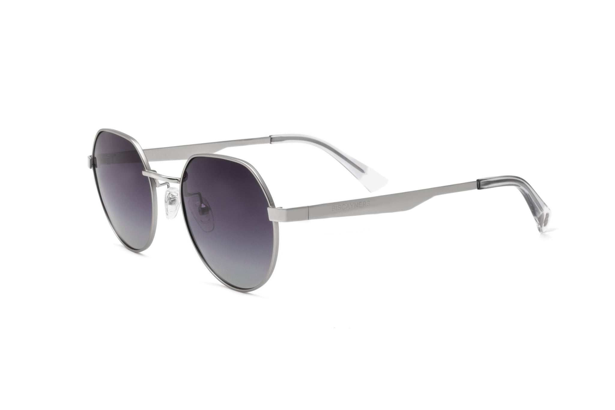 Biscayners Fernwood Silver Women's Sunglasses Sunglasses - Tophatter Daily Deals