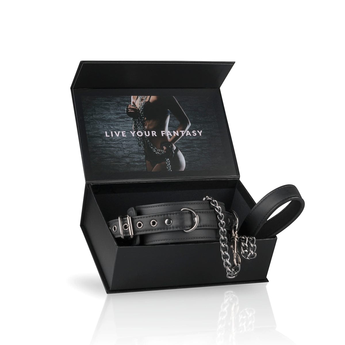 Fetish Collar With Leash Bondage Set for Submissive Play > Bondage Gear > Collars & Leashes - Tophatter Daily Deals