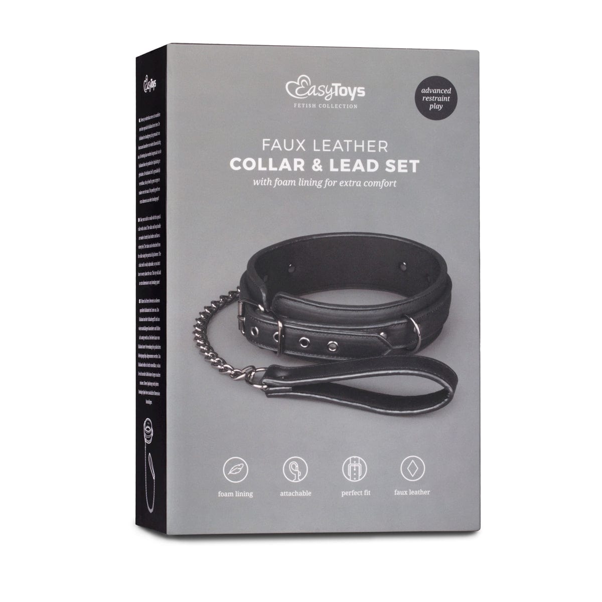 Fetish Collar With Leash Bondage Set for Submissive Play > Bondage Gear > Collars & Leashes - Tophatter Daily Deals