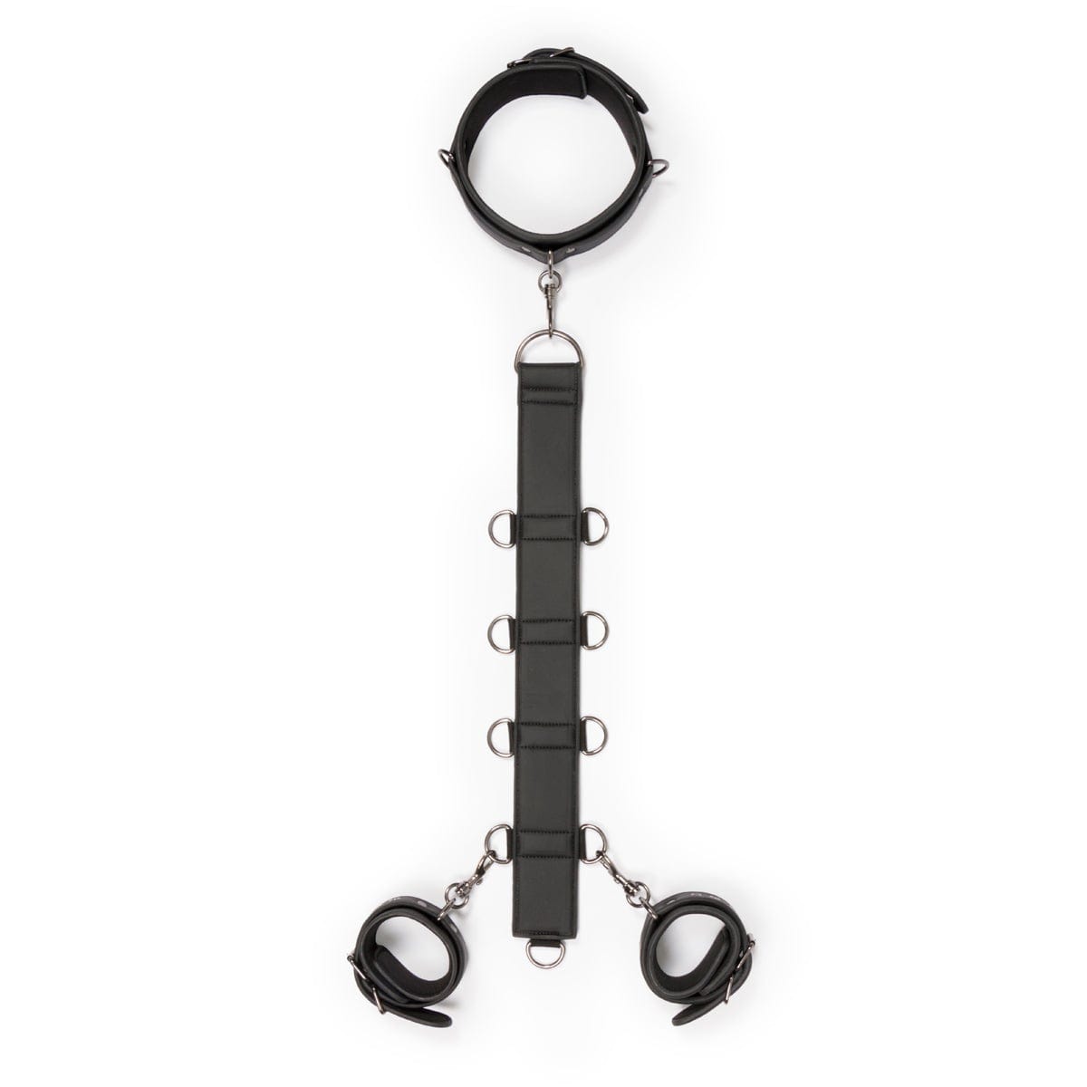 Neck and Wrist Restraint Bondage Kit with Harness Strap Handcuffs and Collar > Bondage Gear > Restraints - Tophatter Daily Deals