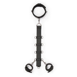 Neck and Wrist Restraint Bondage Kit with Harness Strap Handcuffs and Collar > Bondage Gear > Restraints - Tophatter Daily Deals