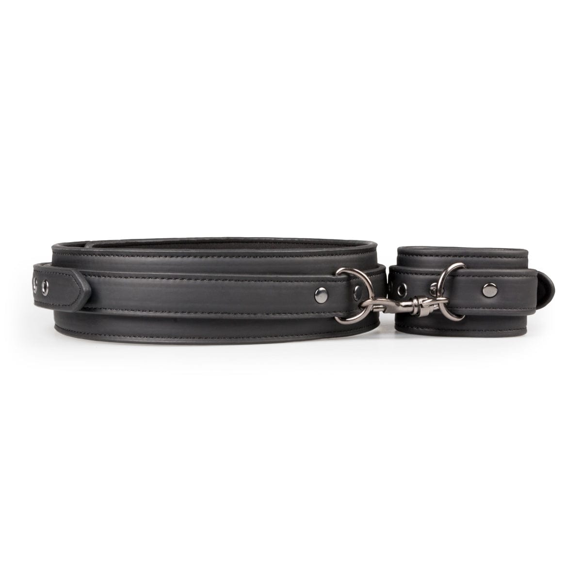 Thigh and Wrist Cuff Set – Durable Faux Leather BDSM Restraint Accessory > Bondage Gear > Restraints - Tophatter Daily Deals