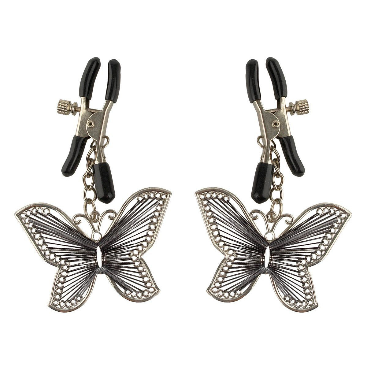 Fetish Fantasy Butterfly Nipple Clamps Nipple Clamps - Tophatter Daily Deals