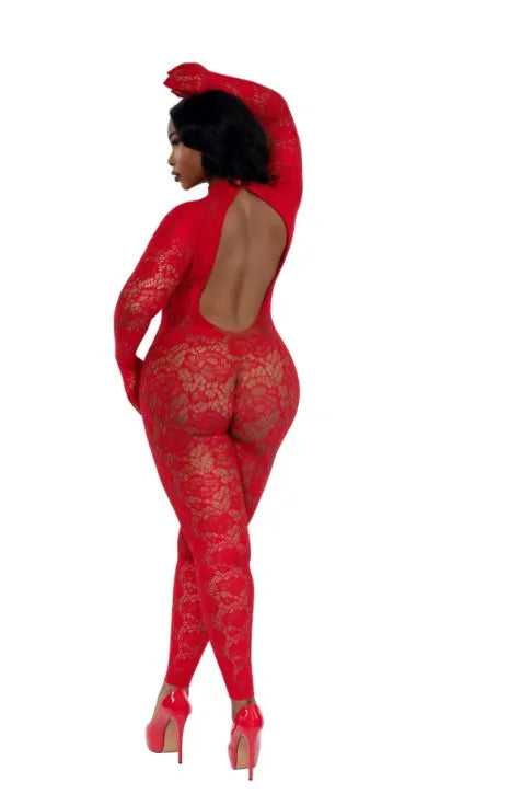 Gloved Bodystocking Dmnd – Nylon Spandex Bodystocking > Clothes > Bodies and Playsuits - Tophatter Daily Deals