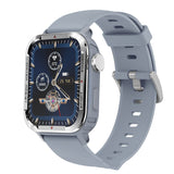 Bluetooth Sports Smartwatch Blood Pressure Blood Oxygen Monitoring Silver Watch Only 0 - Tophatter Daily Deals