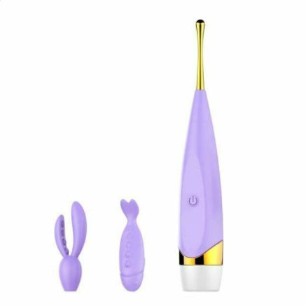 AdultFemaleSexy Rechargeable AvVibrator High Frequency Honey Bean G-Spot Clitoral Stimulator Eggplant color charging USB 0 - Tophatter Daily Deals