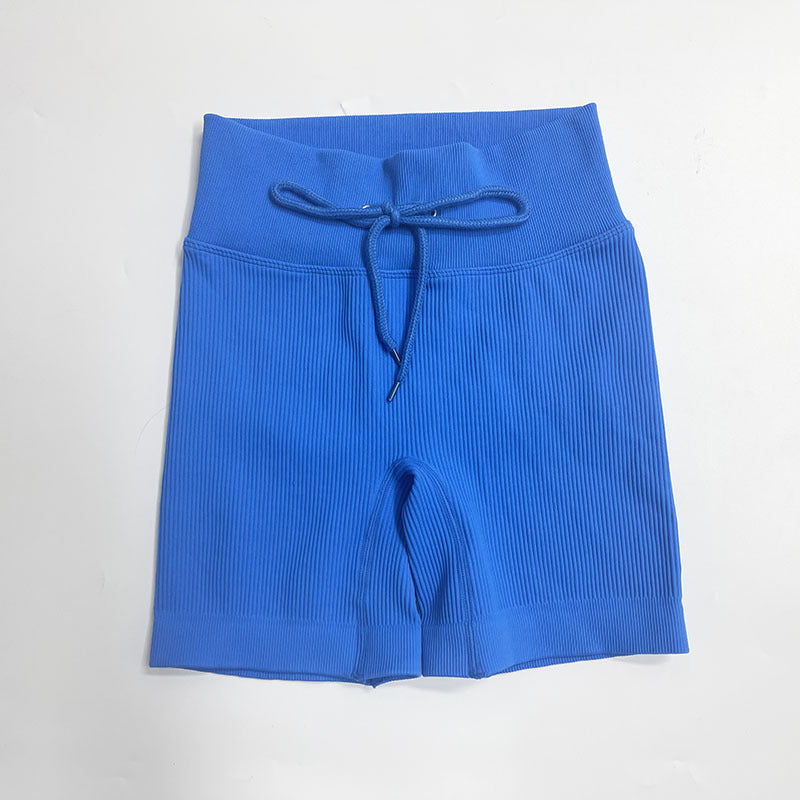 Autumn And Winter New Products Zipper Sports Underwear Women Royal blue shorts 0 - Tophatter Daily Deals