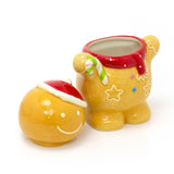 Christmas Gingerbread Storage Jar Ceramic Gingerbread Cookie Jar Biscuit Barrel - Boy Jar - Tophatter Daily Deals