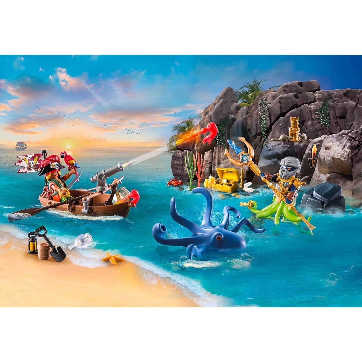 Playmobil Pirates - Children Pirate Toy Kids Christmas Advent Calendar Advent Calendar - Tophatter Daily Deals