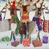 Santa's Helpers Christmas Advent Calendar | Reindeer Advent Calendar - 41cm Advent Calendar - Tophatter Daily Deals