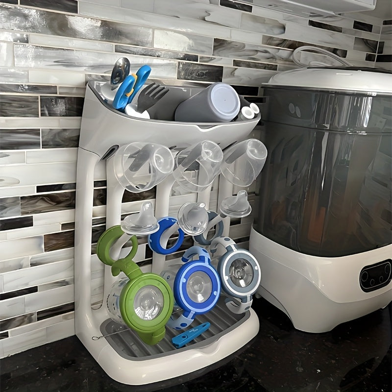 Bottle Drying Rack with Removable Drain Tray Home & Garden > Kitchenware > Dish Racks - Tophatter Daily Deals