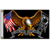 Hot Leathers All Gave Some Eagle Flag 3 x 5 w/ Metal Grommets Flag - Tophatter Daily Deals