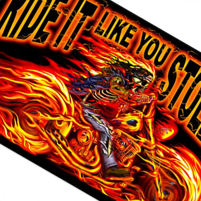 Hot Leathers Street Ride It Like You Stole It Flag 3 x 5 w/ Metal Grommets Flag - Tophatter Daily Deals