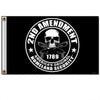Hot Leathers 2nd Amendment Flag 3 x 5 w/ Metal Grommets Flag - Tophatter Daily Deals