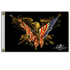 Hot Leathers 2nd Amendment Eagle Flag 3 x 5 w/ Metal Grommets Flag - Tophatter Daily Deals