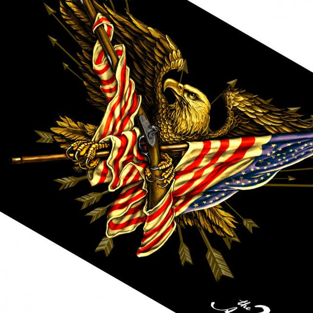 Hot Leathers 2nd Amendment Eagle Flag 3 x 5 w/ Metal Grommets Flag - Tophatter Daily Deals