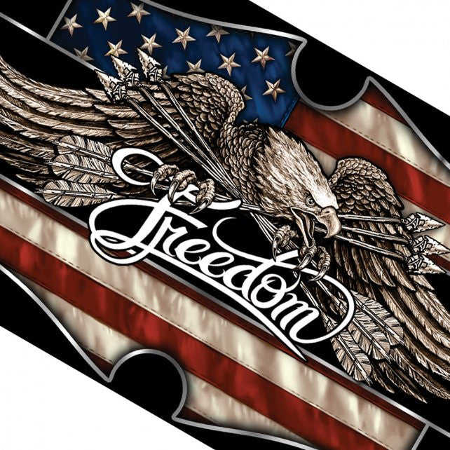 Hot Leathers Freedom Eagle Flag 3 x 5 w/ Metal Grommets Flag - Tophatter Daily Deals