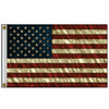 Hot Leathers Distressed American Flag 3 x 5 w/ Metal Grommets Flag - Tophatter Daily Deals