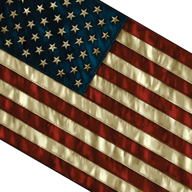 Hot Leathers Distressed American Flag 3 x 5 w/ Metal Grommets Flag - Tophatter Daily Deals