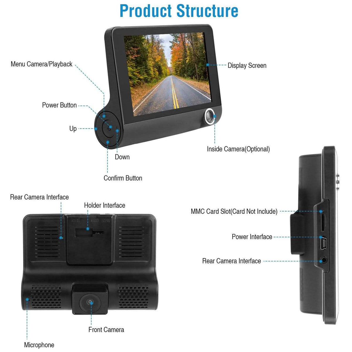 FHD 1080P Car DVR Dash Camera Automotive - Tophatter Daily Deals