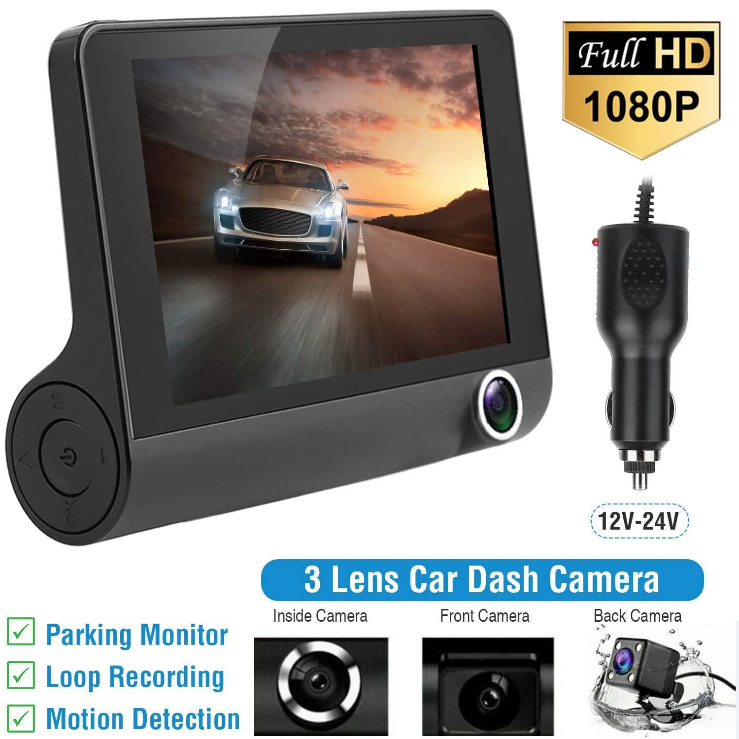 FHD 1080P Car DVR Dash Camera Automotive - Tophatter Daily Deals