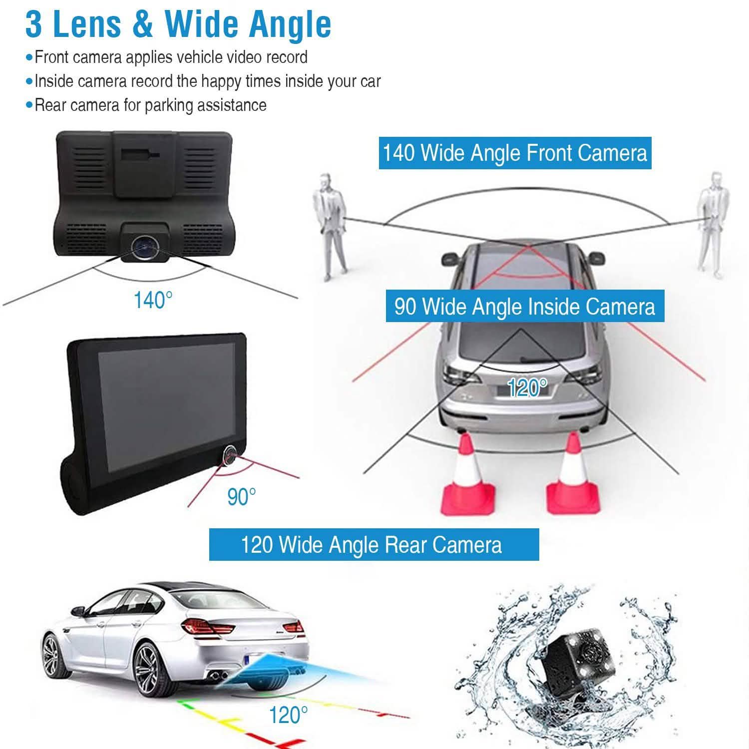 FHD 1080P Car DVR Dash Camera Automotive - Tophatter Daily Deals